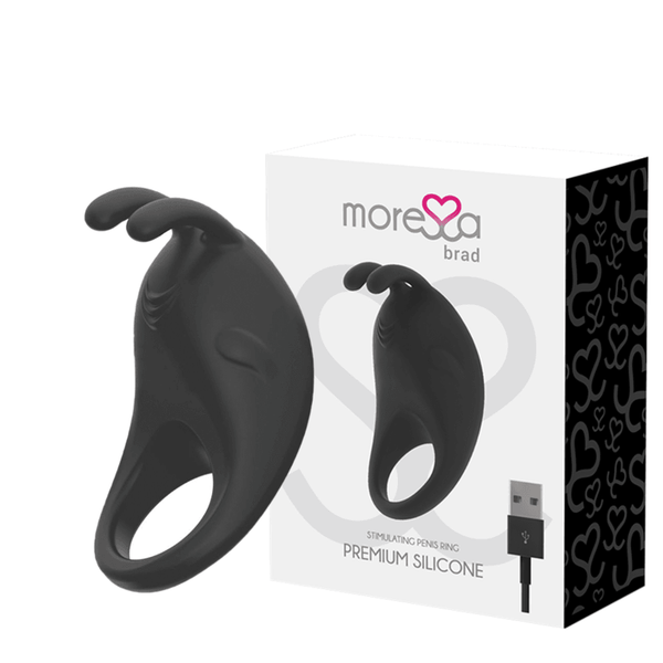 MORESSA - BRAD PREMIUM SILIKON WIEDERAUFLADBAR SCHWARZ - INTIM SPACE Online Sexshop