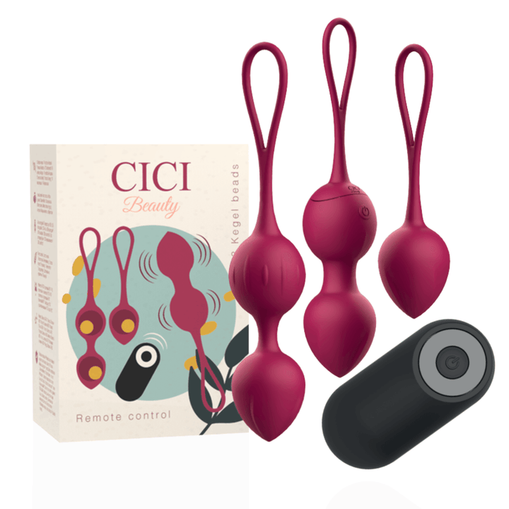 CICI BEAUTY - PREMIUM SILIKON - VIBRIERENDE KEGELPERLEN FERNBEDIENUNG - INTIM SPACE Online Sexshop