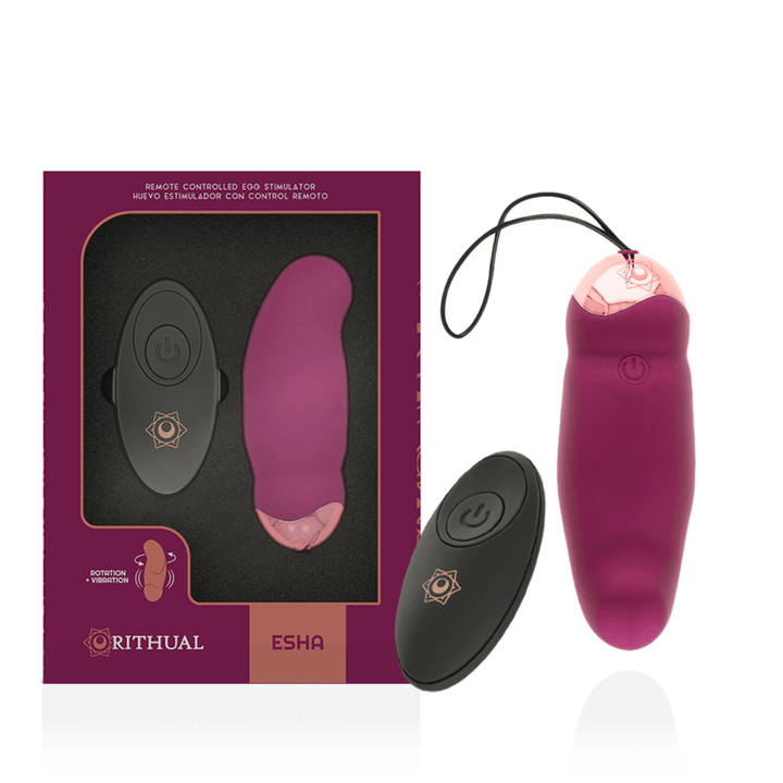 RITHUAL - ESHA EGG FERNBEDIENUNGSSYSTEM ROTATION - VIBRATION - INTIM SPACE Online Sexshop