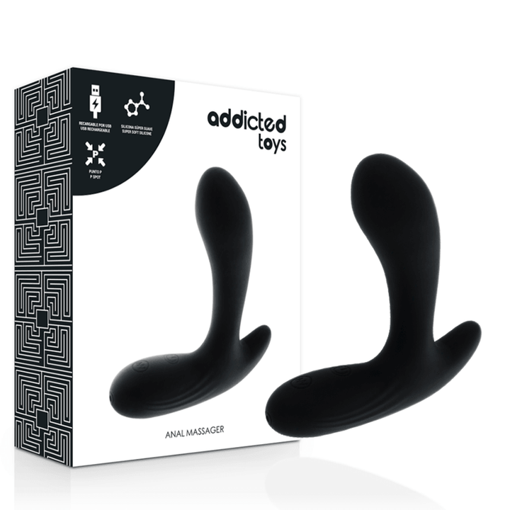 ADDICTED TOYS - ANAL MASSAGER SCHWARZE VIBRATION - INTIM SPACE Online Sexshop