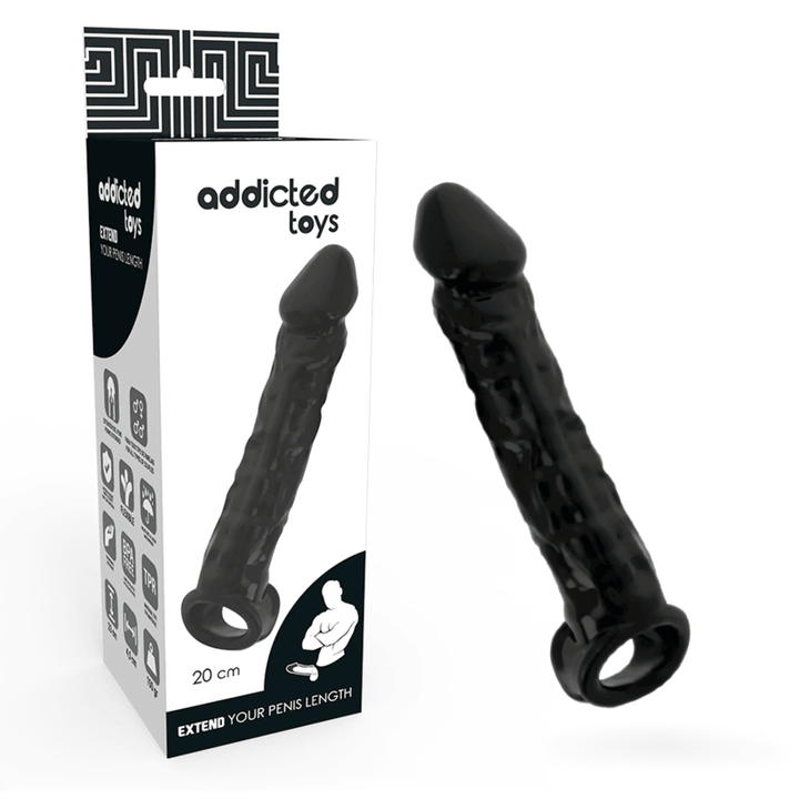 ADDICTED TOYS - DONG-VERLNGERUNG SCHWARZ - INTIM SPACE Online Sexshop