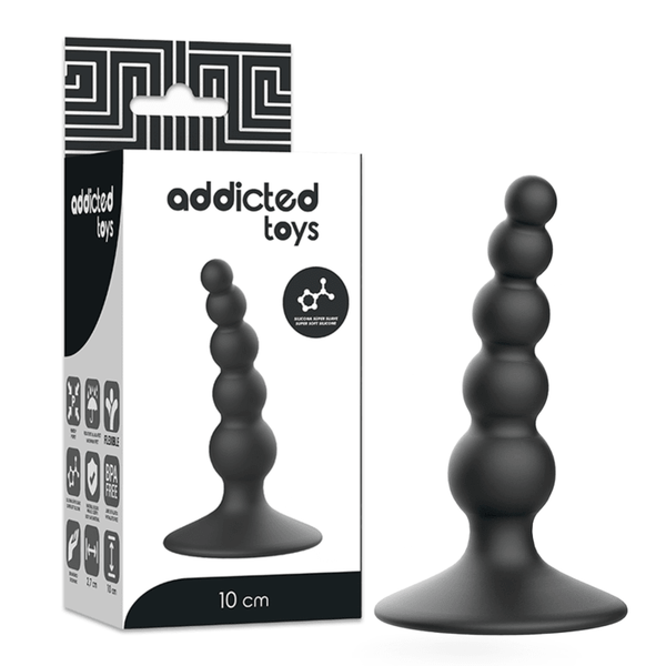 ADDICTED TOYS - ANAL SEXUELLER STECKER 10 CM SCHWARZ - INTIM SPACE Online Sexshop