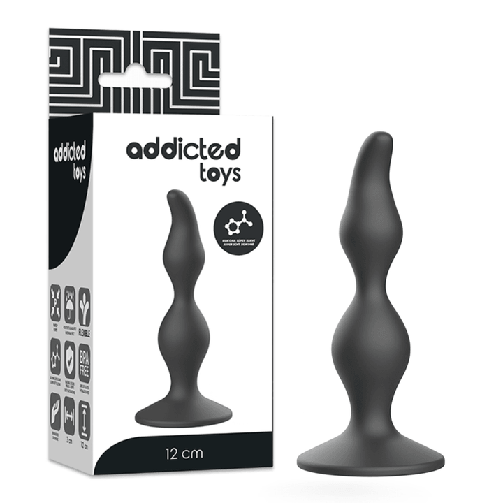 ADDICTED TOYS - ANAL SEXUELLER STECKER 12 CM SCHWARZ - INTIM SPACE Online Sexshop