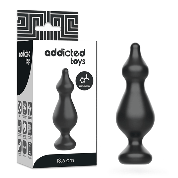 ADDICTED TOYS - ANAL SEXUELLER STECKER 13.6 CM SCHWARZ - INTIM SPACE Online Sexshop