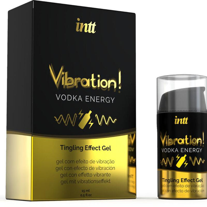 INTT - KRAFTVOLLES INTIMSTIMULIERENDES FLÜSSIGES VIBRATIONSGEL VODKA 15ML - INTIM SPACE Online Sexshop