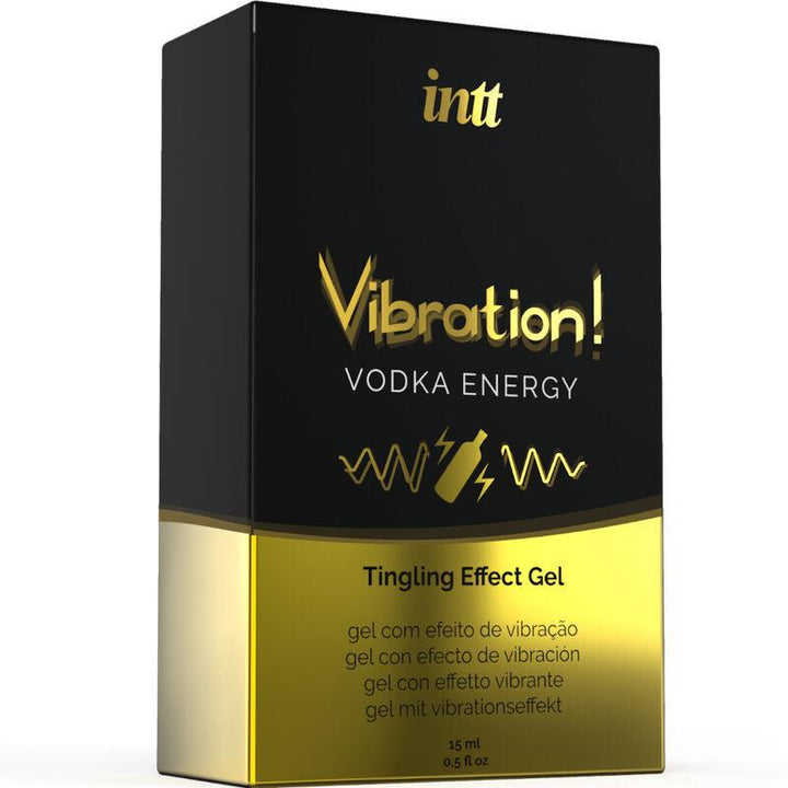 INTT - KRAFTVOLLES INTIMSTIMULIERENDES FLÜSSIGES VIBRATIONSGEL VODKA 15ML - INTIM SPACE Online Sexshop