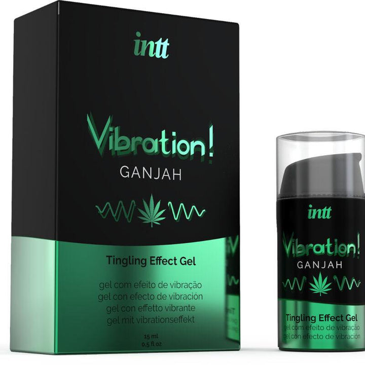 INTT - KRAFTVOLLES INTIMSTIMULIERENDES FLÜSSIGES VIBRATIONSGEL CANNABIS 15ML - INTIM SPACE Online Sexshop