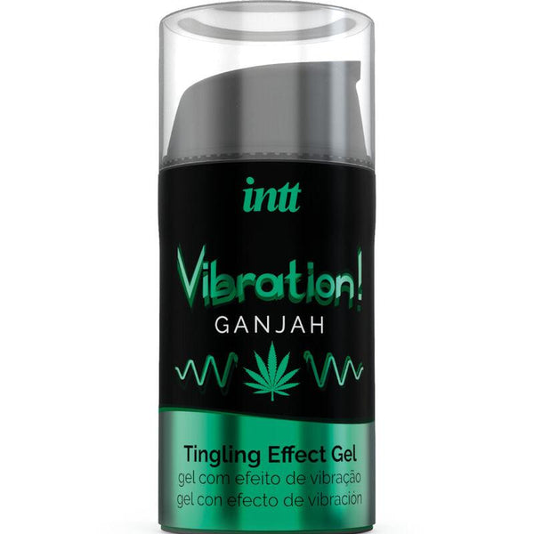 INTT - KRAFTVOLLES INTIMSTIMULIERENDES FLÜSSIGES VIBRATIONSGEL CANNABIS 15ML - INTIM SPACE Online Sexshop