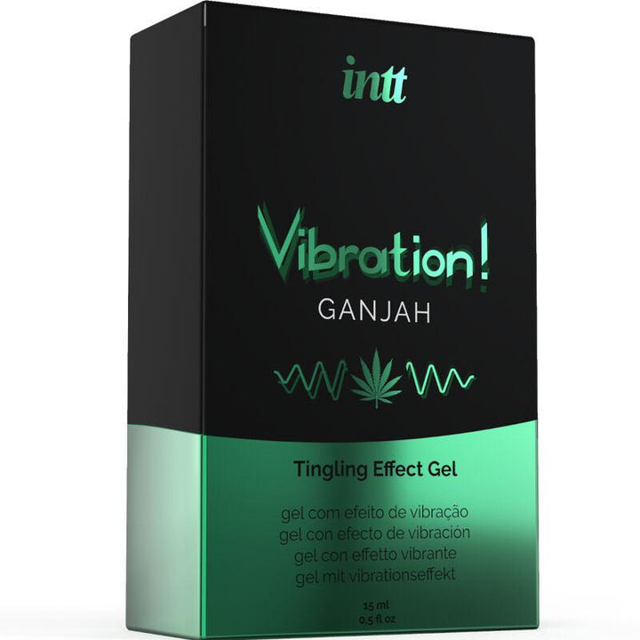 INTT - KRAFTVOLLES INTIMSTIMULIERENDES FLÜSSIGES VIBRATIONSGEL CANNABIS 15ML - INTIM SPACE Online Sexshop