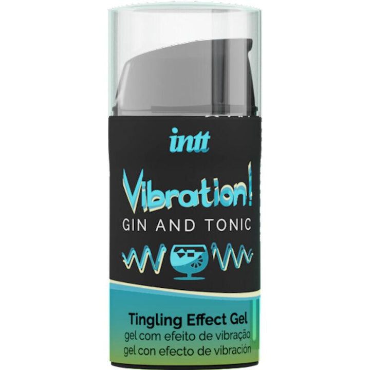 INTT - KRAFTVOLLES INTIMSTIMULIERENDES FLÜSSIGES VIBRATOR-GEL GIN - TONIC 15 ml - INTIM SPACE Online Sexshop