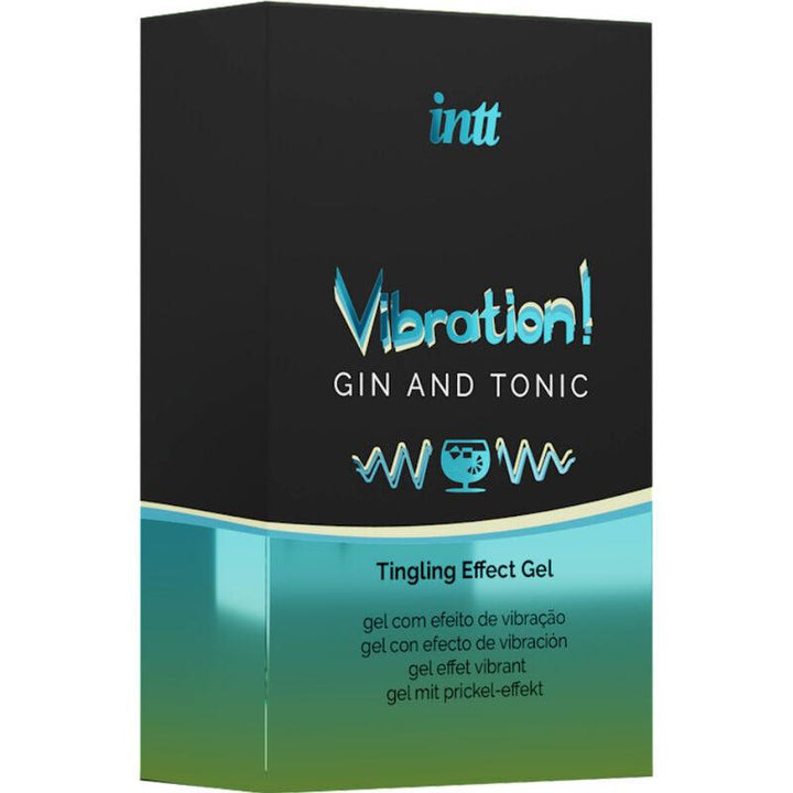 INTT - KRAFTVOLLES INTIMSTIMULIERENDES FLÜSSIGES VIBRATOR-GEL GIN - TONIC 15 ml - INTIM SPACE Online Sexshop