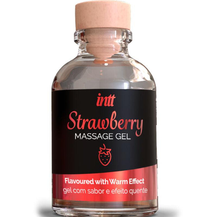 INTT MASSAGE - ORAL SEX - MASSAGEGEL MIT HEISSEM EFFEKT ERDBEERGESCHMACK - INTIM SPACE Online Sexshop