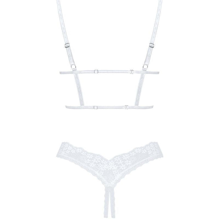 OBSESSIVE - HEAVENLLY-Set, 2-teilig, Körbchenlos, XL/XXL - INTIM SPACE Online Sexshop