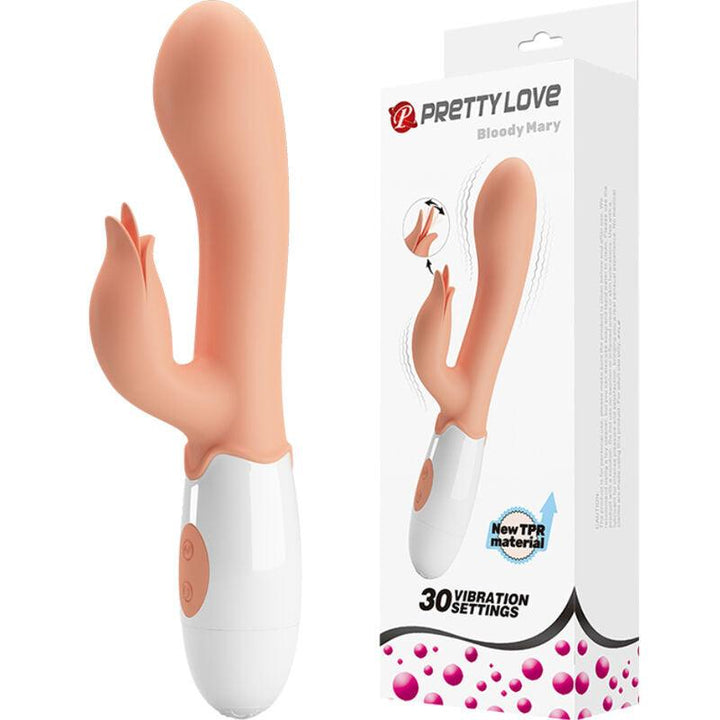 PRETTY LOVE - BLOODY MARY VIBRATOR MIT STIMULATOR - INTIM SPACE Online Sexshop