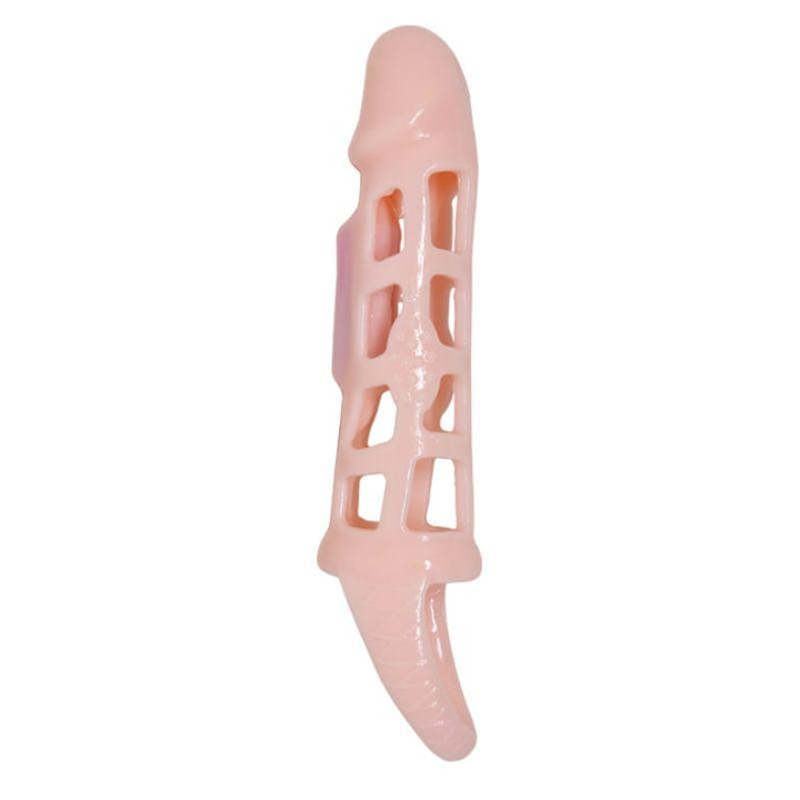 PRETTY LOVE - HARRISON PENIS EXTENDER COVER MIT VIBRATION UND RIEMEN 13.5 CM - INTIM SPACE Online Sexshop