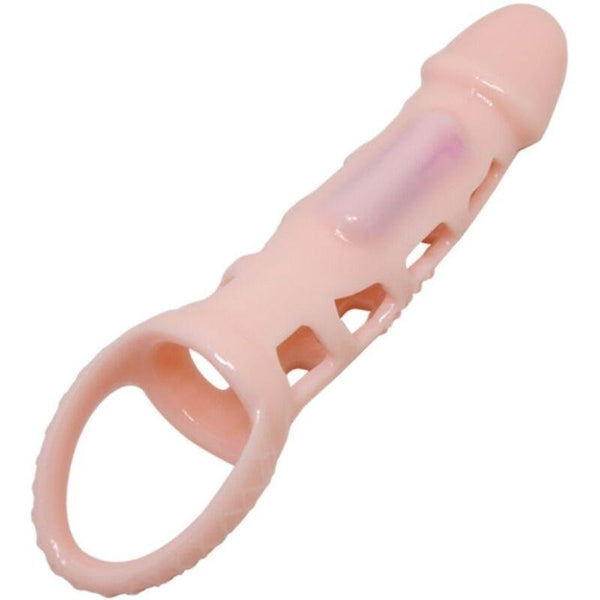 PRETTY LOVE - HARRISON PENIS EXTENDER COVER MIT VIBRATION UND RIEMEN 13.5 CM - INTIM SPACE Online Sexshop