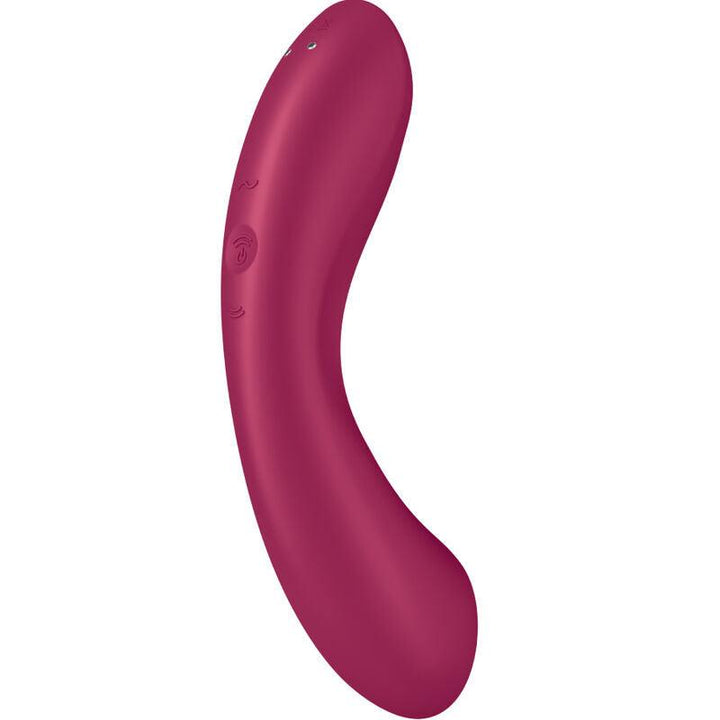 SATISFYER - CURVE TRINITY - AIR PULSE VIBRATION RED - INTIM SPACE Online Sexshop