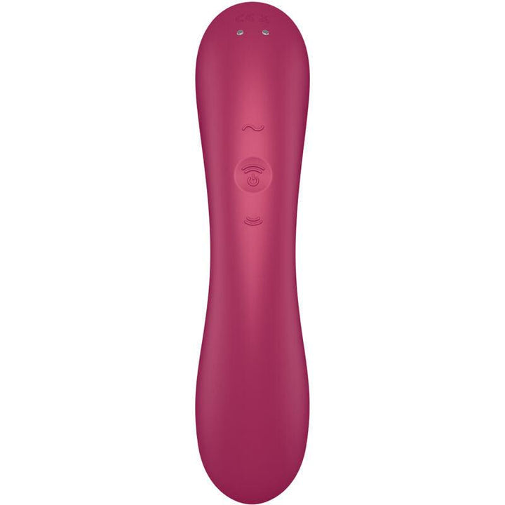 SATISFYER - CURVE TRINITY - AIR PULSE VIBRATION RED - INTIM SPACE Online Sexshop