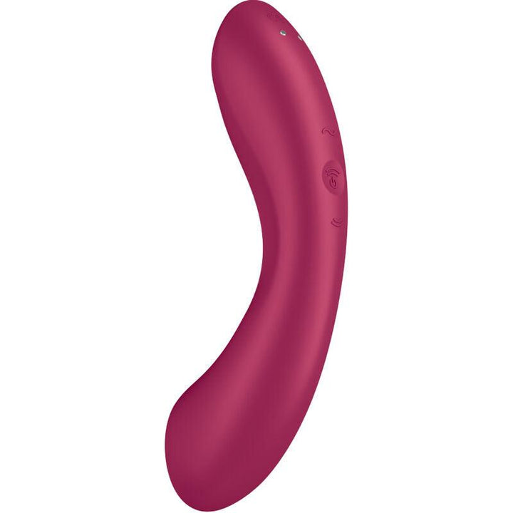 SATISFYER - CURVE TRINITY - AIR PULSE VIBRATION RED - INTIM SPACE Online Sexshop