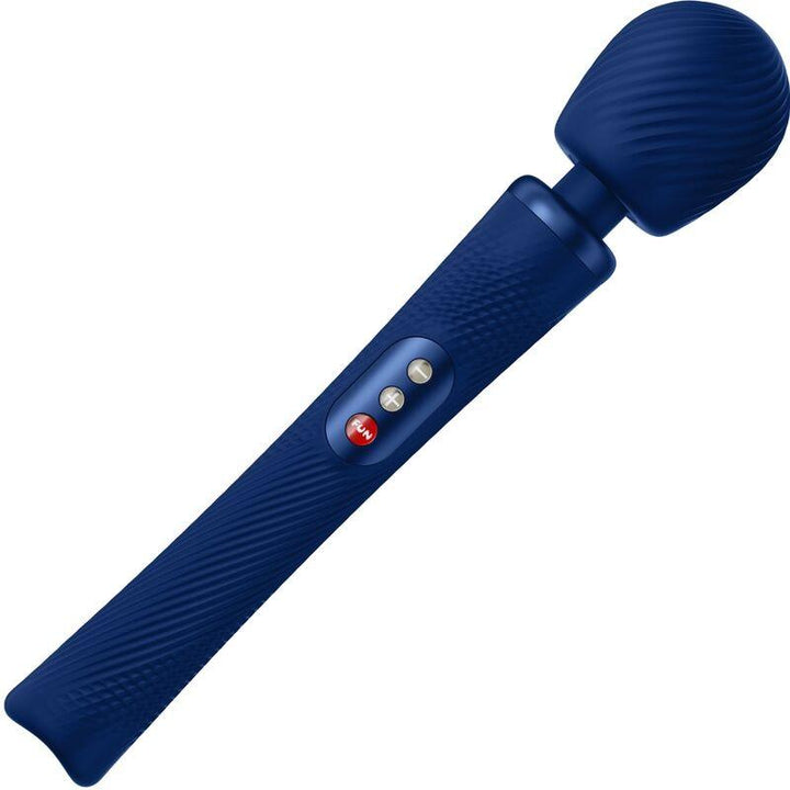 FUN FACTORY - VIM SILIKON WIEDERAUFLADBARER, VIBRIERENDER, GEWICHTETER RUMBLE WAND MITTERNACHTSBLAU - INTIM SPACE Online Sexshop