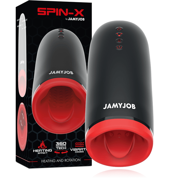 JAMYJOB - SPIN-X HEIZ- UND ROTATIONS-MASTURBATOR - INTIM SPACE Online Sexshop