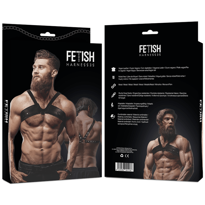 FETISH SUBMISSIVE ATTITUDE - BRIGADE BRUSTGURT AUS ÖKO-LEDER FÜR MNNER - INTIM SPACE Online Sexshop