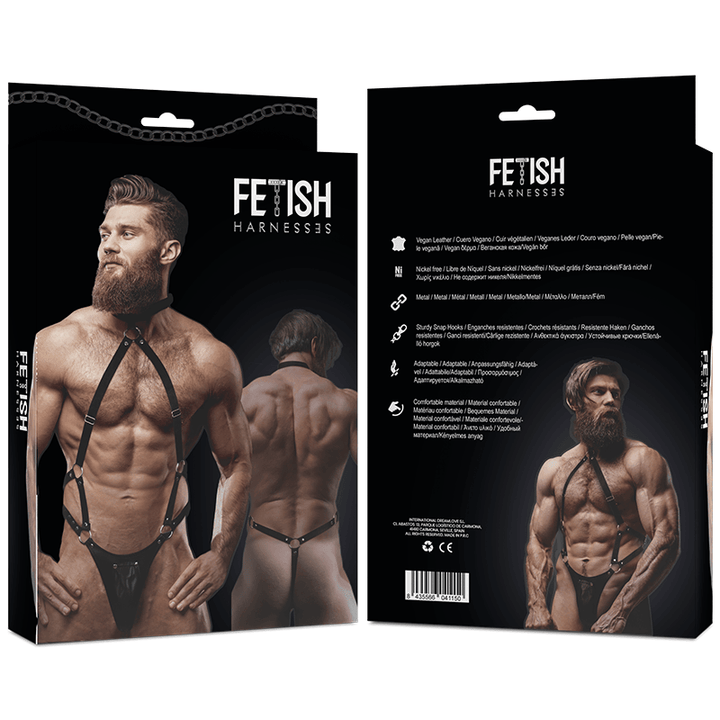 FETISH SUBMISSIVE ATTITUDE - JOCKSTRAP-GURT FÜR HERREN AUS ÖKO-LEDER - INTIM SPACE Online Sexshop