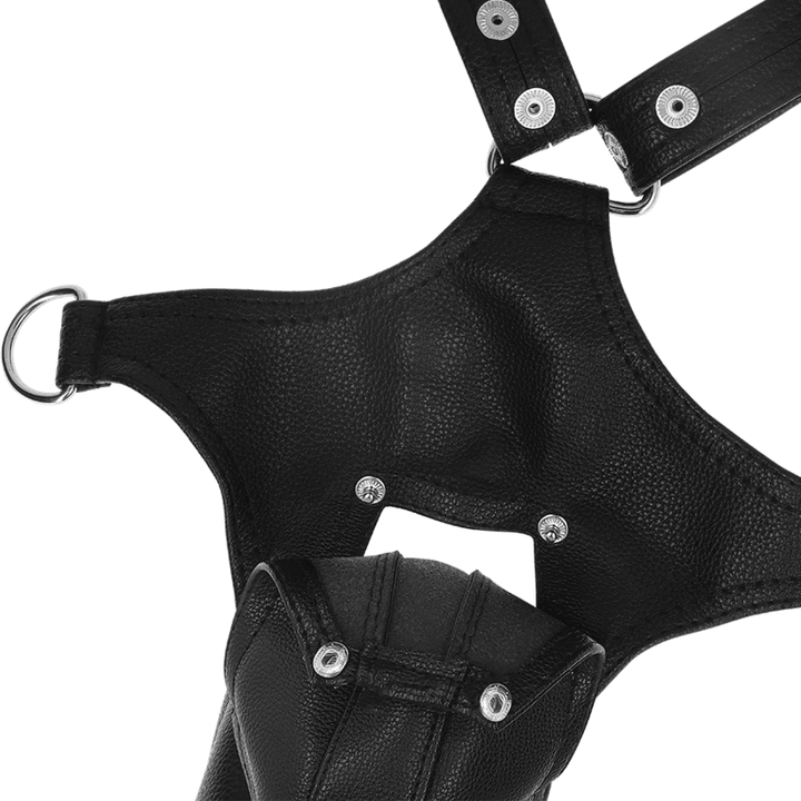 FETISH SUBMISSIVE ATTITUDE - JOCKSTRAP-GURT FÜR HERREN AUS ÖKO-LEDER - INTIM SPACE Online Sexshop