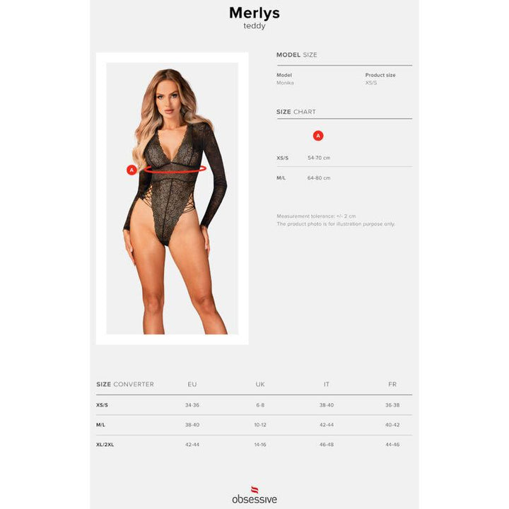 OBSESSIVE - MERLYS TEDDY XS/S - INTIM SPACE Online Sexshop