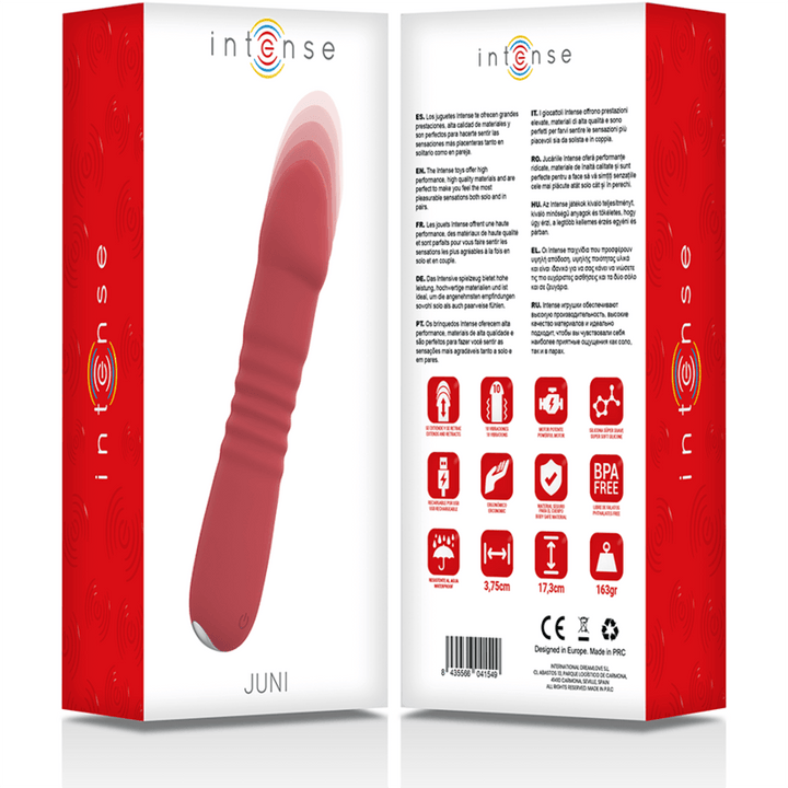 INTENSE - JUNI UP - DOWN 10 ROTE VIBRATIONEN - INTIM SPACE Online Sexshop