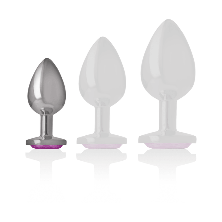 INTENSE - ALUMINIUM-METALL-ANAL-STECKER ROSA HERZ GRÖSSE S - INTIM SPACE Online Sexshop