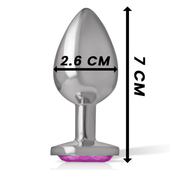 INTENSE - ALUMINIUM-METALL-ANAL-STECKER ROSA HERZ GRÖSSE S - INTIM SPACE Online Sexshop