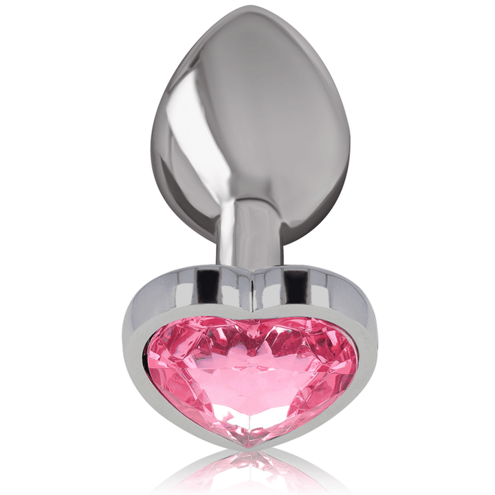 INTENSE - ALUMINIUM-METALL-ANAL-STECKER ROSA HERZ GRÖSSE S - INTIM SPACE Online Sexshop