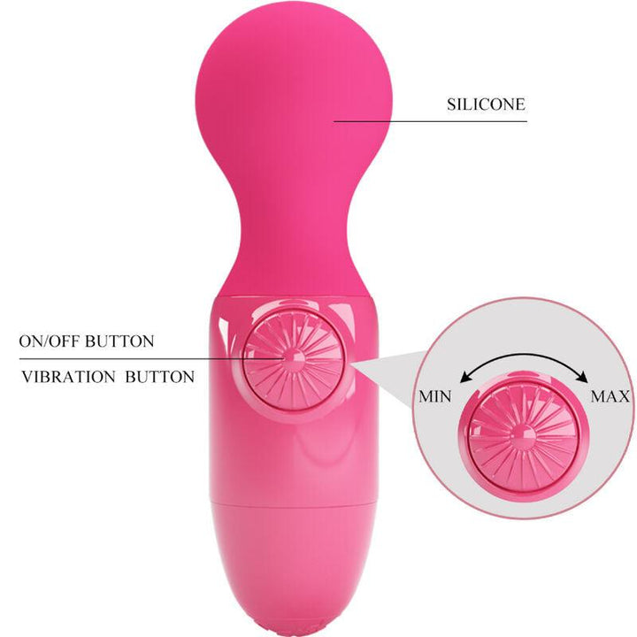 PRETTY LOVE - MAGENTA MINI PERSÖNLICHES MASSAGER - INTIM SPACE Online Sexshop