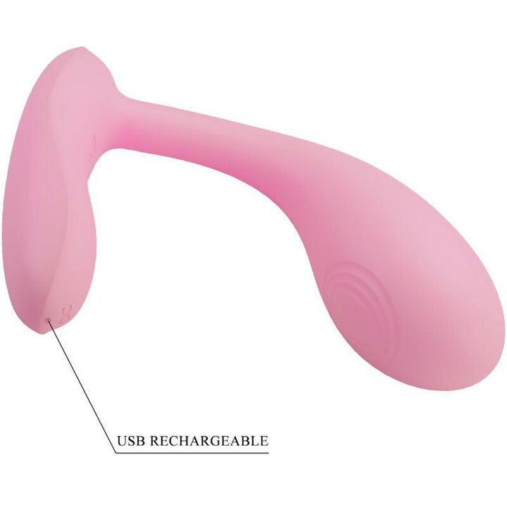 PRETTY LOVE - BAIRD G-SPOT 12 VIBRATIONEN WIEDERAUFLADBARE ROSA APP - INTIM SPACE Online Sexshop