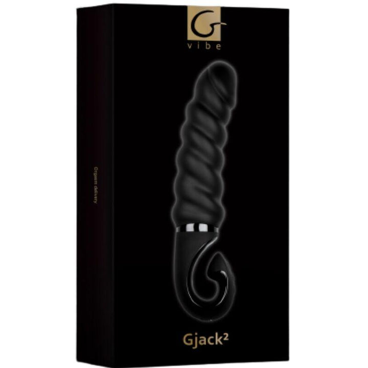 G-VIBE - G-JACK - - SCHWARZER VIBRIERENDER DILDO - INTIM SPACE Online Sexshop