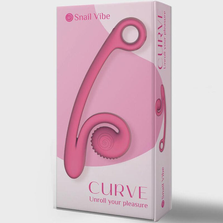 SNAIL VIBE - CURVE VIBRATOR ROSA - INTIM SPACE Online Sexshop