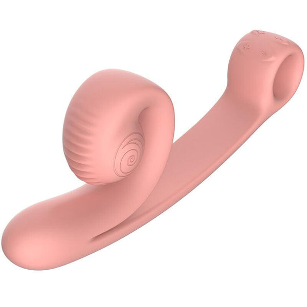 SNAIL VIBE - CURVE VIBRATOR PEACH - INTIM SPACE Online Sexshop