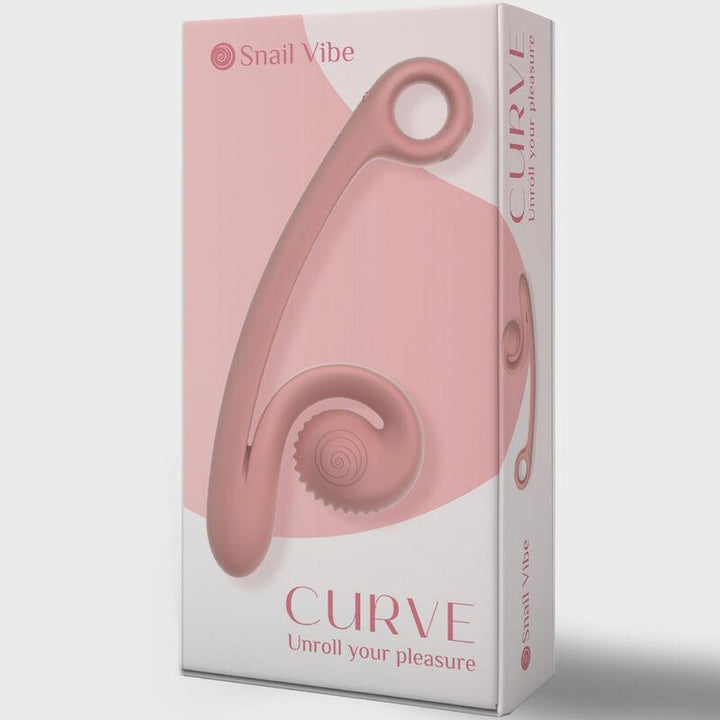 SNAIL VIBE - CURVE VIBRATOR PEACH - INTIM SPACE Online Sexshop