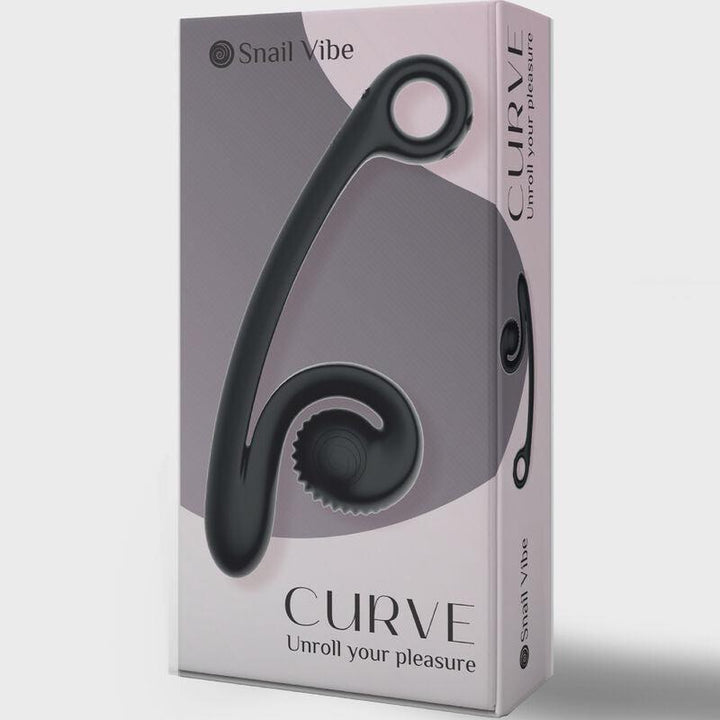 SNAIL VIBE - CURVE VIBRATOR SCHWARZ - INTIM SPACE Online Sexshop