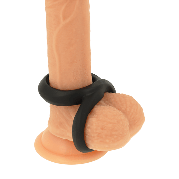 POWERING - SUPER FLEXIBLER UND WIDERSTANDSFÄHIGER PENIS- UND HODENRING PR12 SCHWARZ - INTIM SPACE Online Sexshop