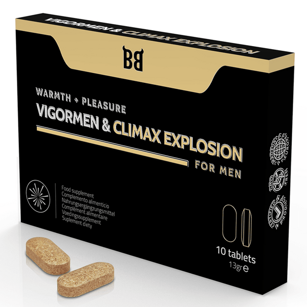 BLACK BULL - VIGORMEN - CLIMAX EXPLOSION MEHR VERGNÜGEN FÜR MNNER 10 KAPSELN - INTIM SPACE Online Sexshop