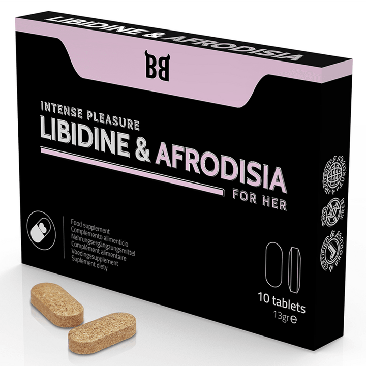 BLACK BULL - LIBIDINE - AFRODISIA INTENSIVES VERGNÜGEN FÜR SIE 10 TABLETTEN - INTIM SPACE Online Sexshop