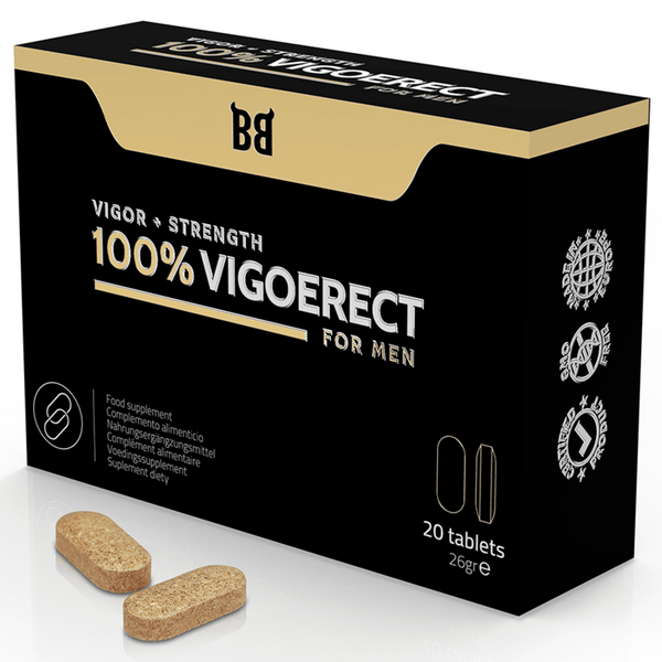 BLACK BULL - 100 - VIGOERECT VIGOR - STÄRKE FÜR MÄNNER 20 TABLETTEN - INTIM SPACE Online Sexshop