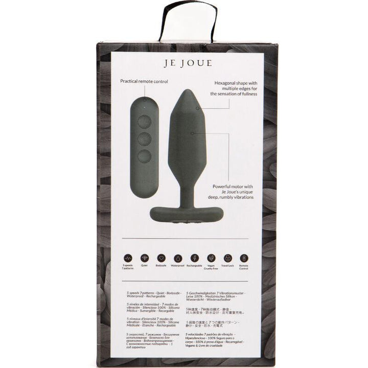 JE JOUE - ONYX ANAL PLUG VIBRATOR SCHWARZ - INTIM SPACE Online Sexshop