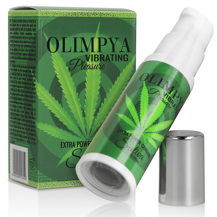 OLIMPYA - VIBRIERENDES VERGNÜGEN EXTRA SATIVA CANNABIS - INTIM SPACE Online Sexshop