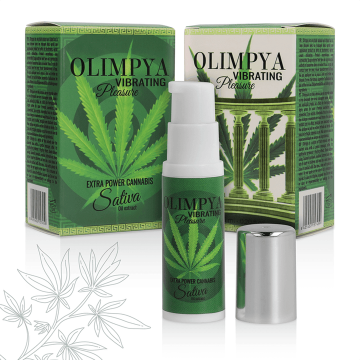 OLIMPYA - VIBRIERENDES VERGNÜGEN EXTRA SATIVA CANNABIS - INTIM SPACE Online Sexshop