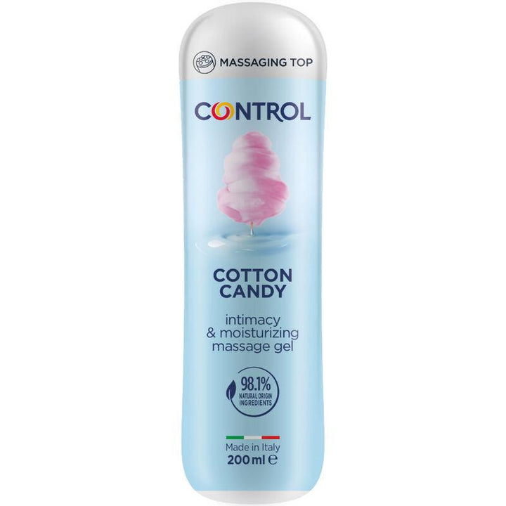 CONTROL - COTTON CANDY MASSAGEGEL - IN - 200 ML - INTIM SPACE Online Sexshop