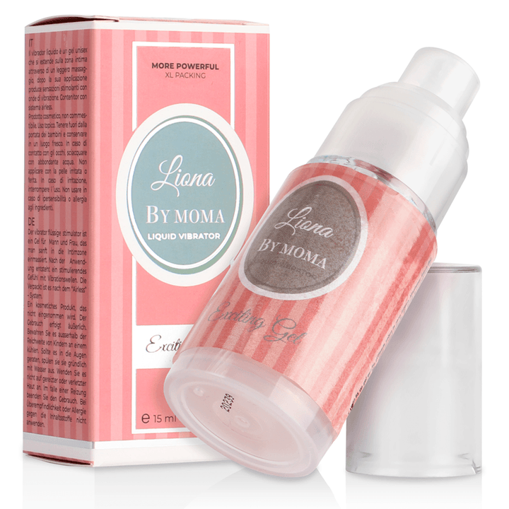 LIONA BY MOMA - FLÜSSIGER VIBRATOR AUFREGENDES GEL15 ML - INTIM SPACE Online Sexshop