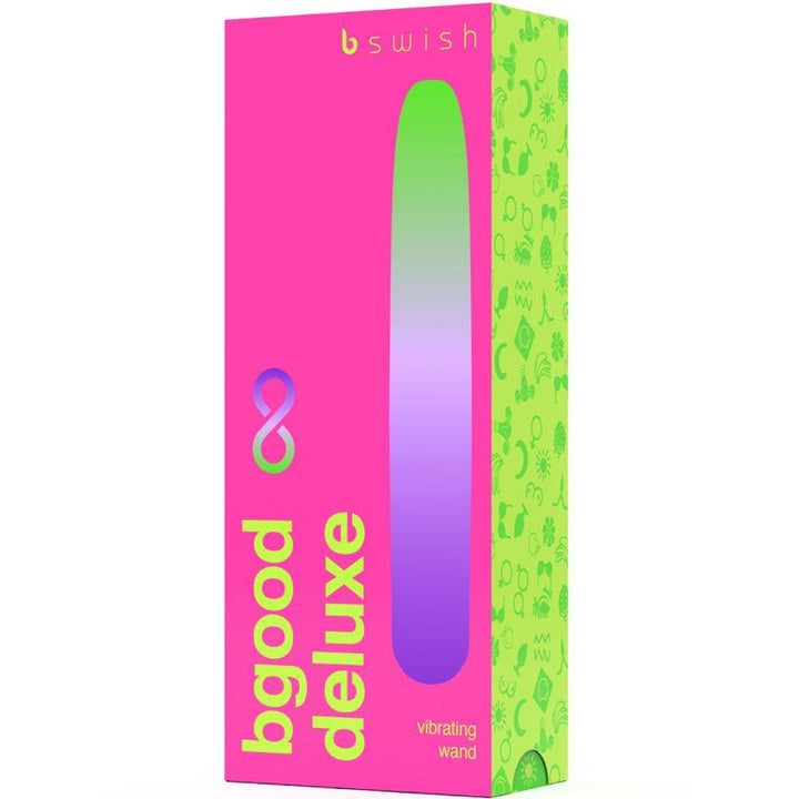 B SWISH - BGOOD INFINITE DELUXE WIEDERAUFLADBARER VIBRATOR BLAUES SILIKON - INTIM SPACE Online Sexshop